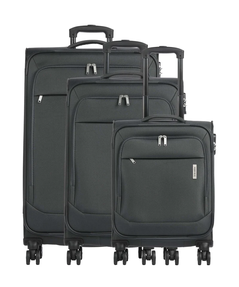 Travelite Priego Juego de maletas (4 ruedas) anthracite