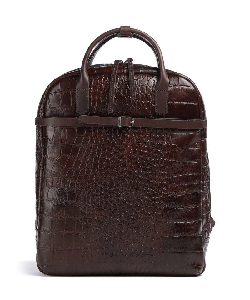 Castelijn & Beerens Croco Emma Mochila mocca