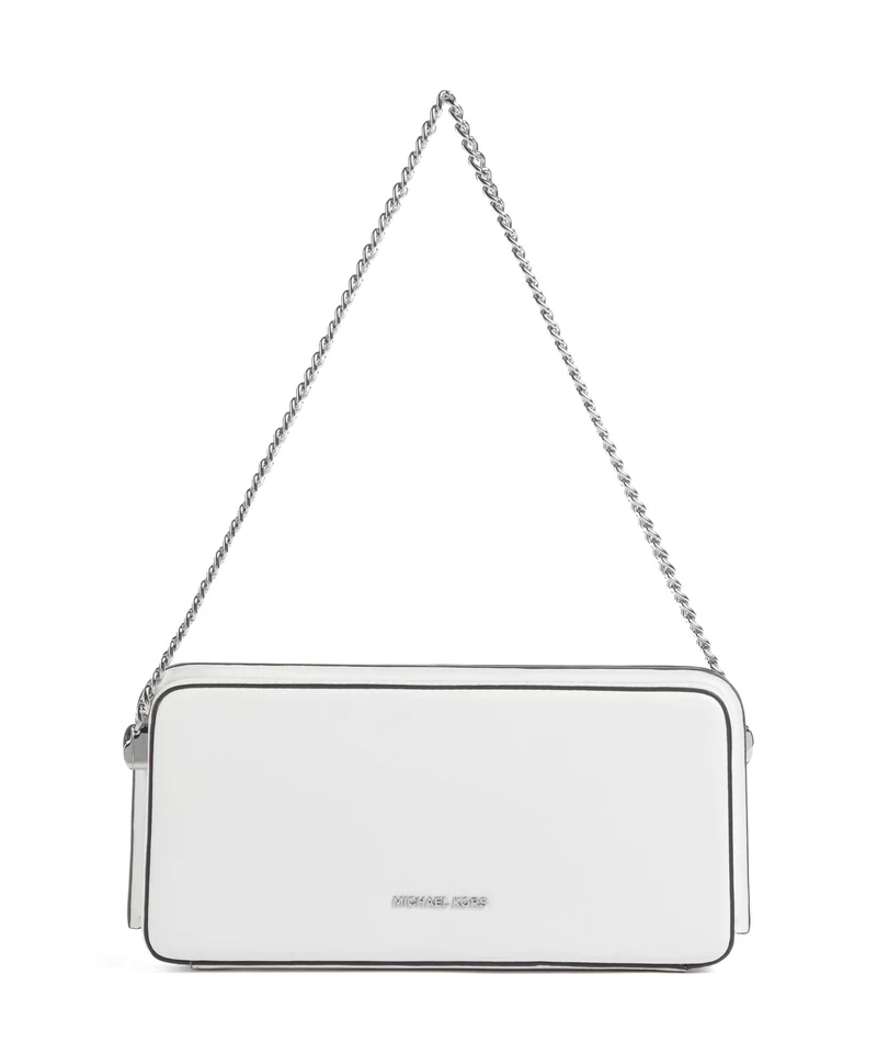 Michael Kors Goldie Bolso de hombro optic white