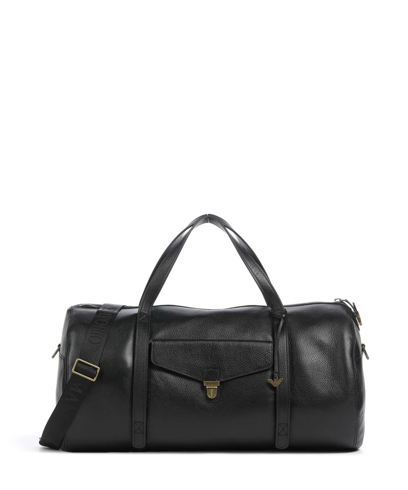 Emporio Armani Capsule Icon Bolsa de fin de semana black beauty