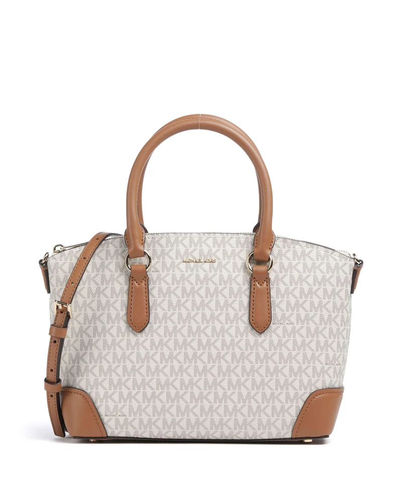 Michael Kors Murphy Medium Bolso de mano vanilla/acorn