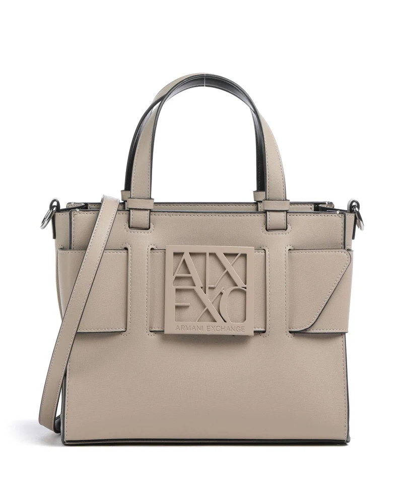 Armani Exchange Susy M Bolso de mano sand