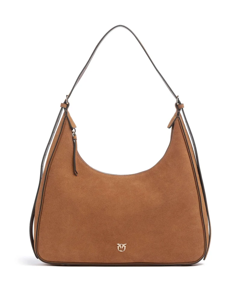 Pinko Miss Pinko Classic Bolso de hobo marrone gold mordore