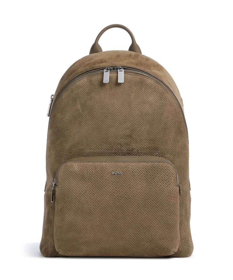 BOSS Crosstown Mochila dark beige