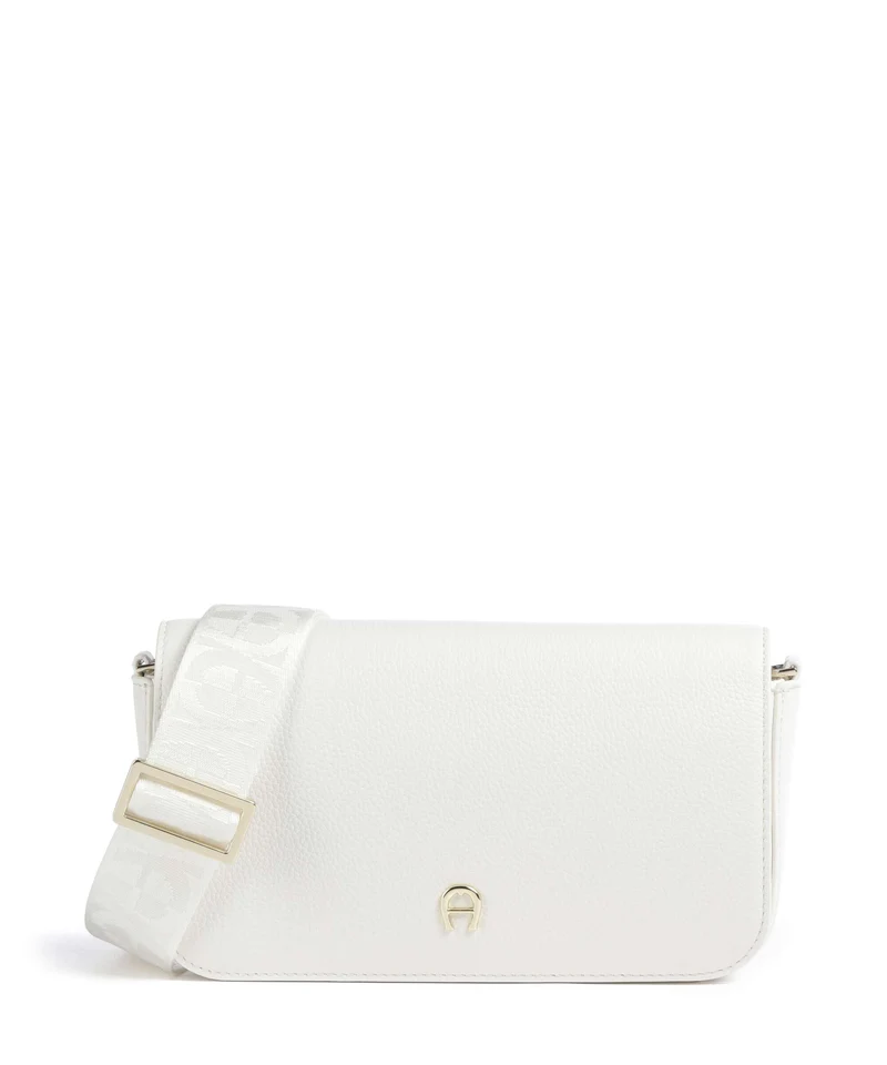 Aigner Zita S Bandolera cotton white