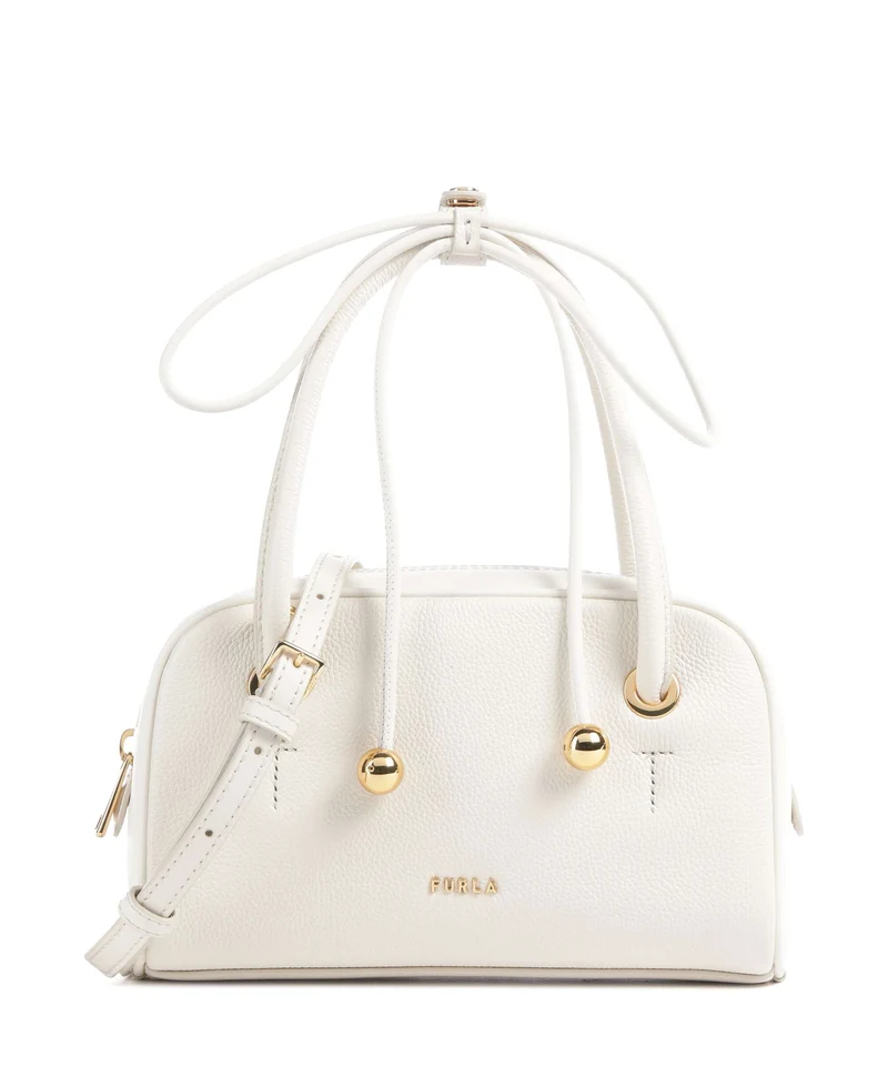 Furla Poppy Mini Bolso de mano panna