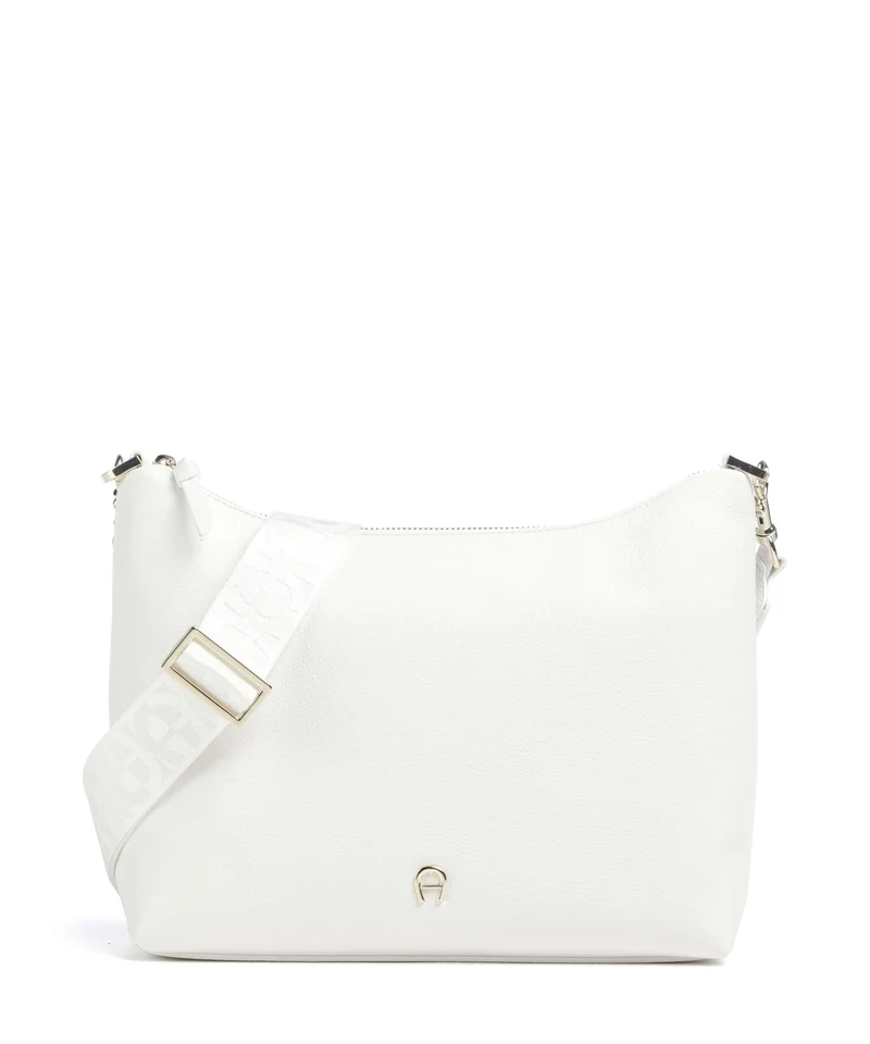 Aigner Zita S Bandolera cotton white