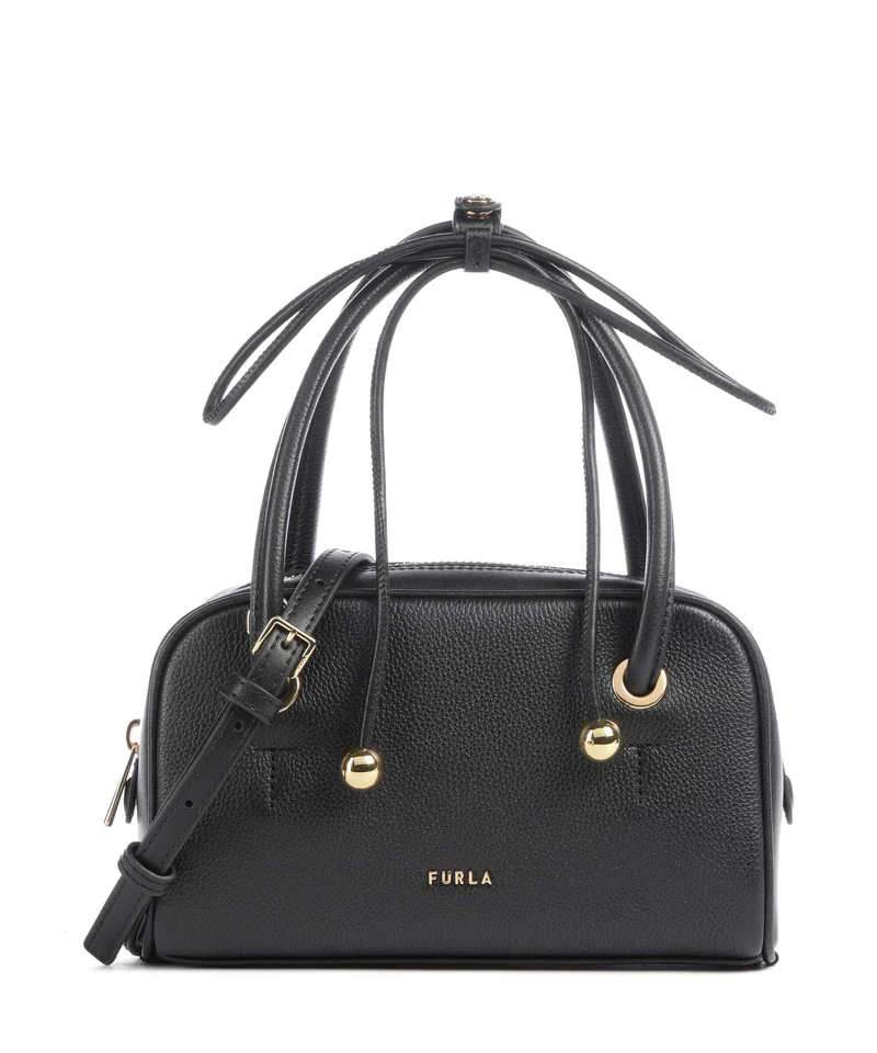Furla Poppy Mini Bolso de mano nero