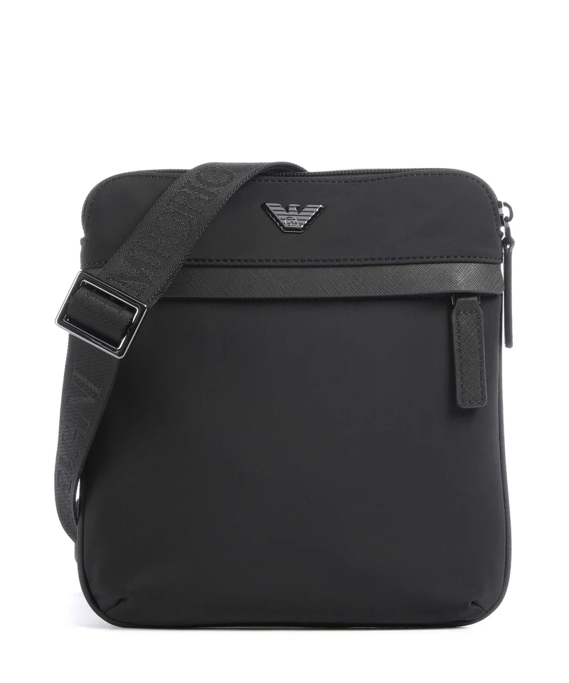 Emporio Armani Nylon Recycled Bandolera black beauty