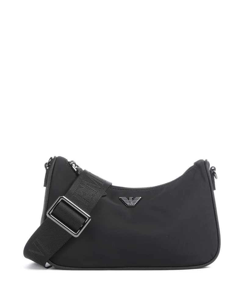 Emporio Armani Nylon Recycled Bandolera black beauty