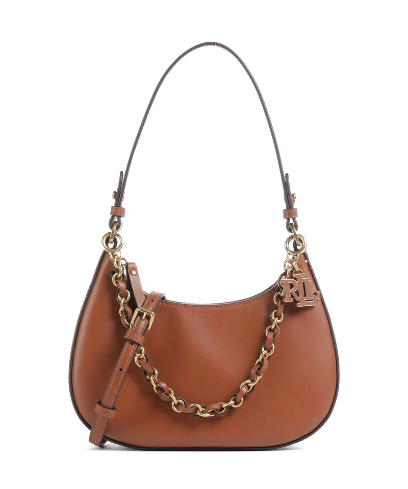 Lauren Ralph Lauren Marcy Medium Bolso de hombro lauren tan