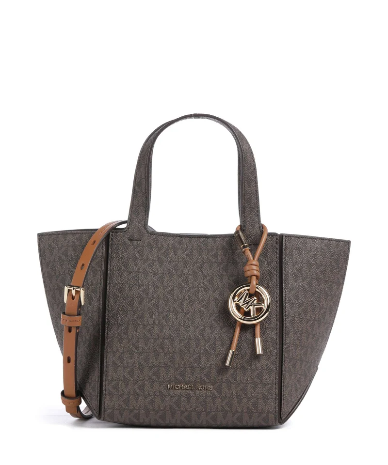 Michael Kors Jordi Small Bolso de mano brown/acorn