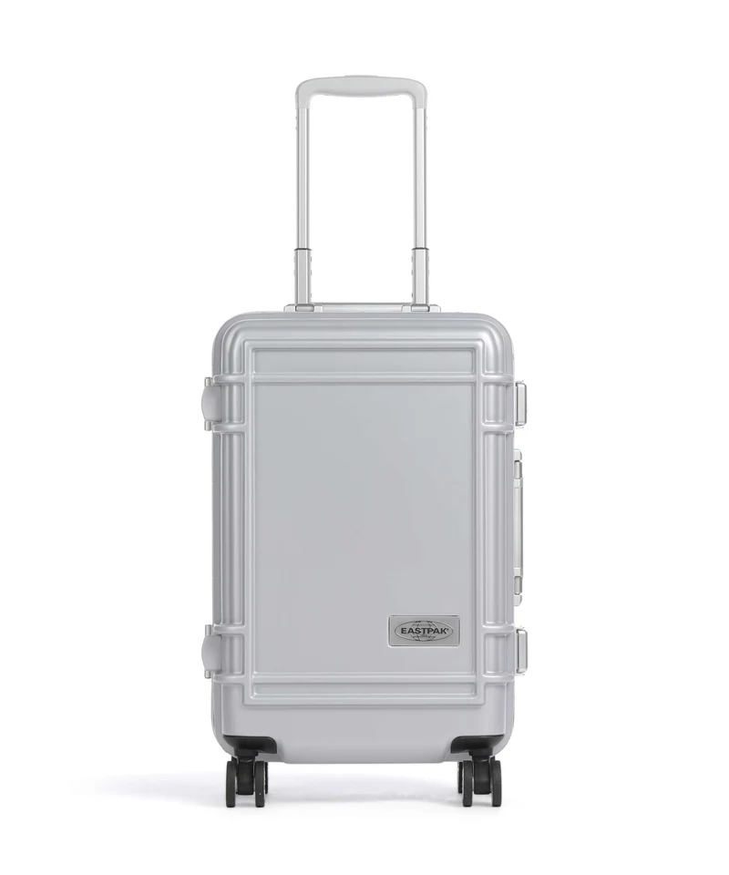 Eastpak Resist'R Case Maleta con 4 ruedas metal silver