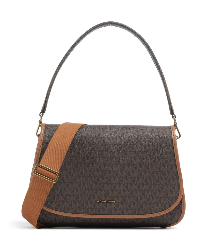 Michael Kors Holmes Medium Bolso de hombro brown/acorn