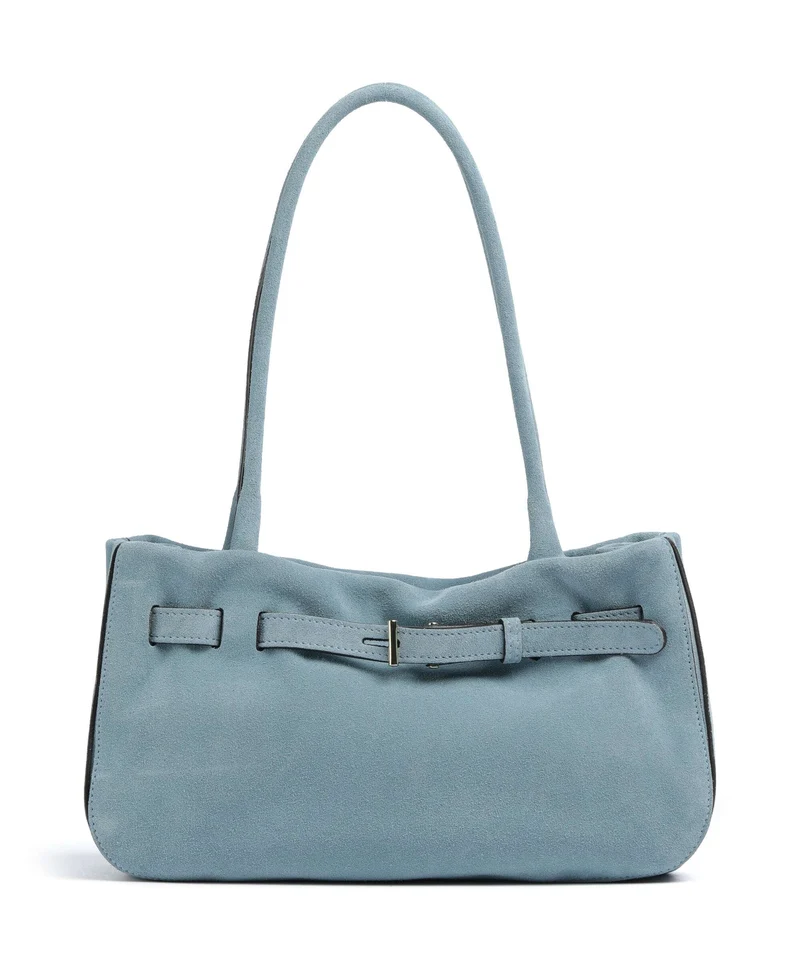 Abro Suede Jill Bolso de hombro sapphire