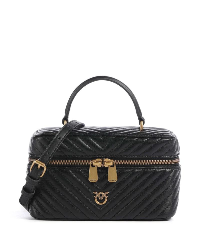 Pinko Vanity Mini Bolso de mano nero/antique gold