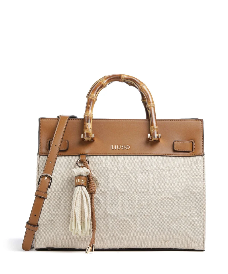 Liu Jo Manhattan M Bolso de mano naturale