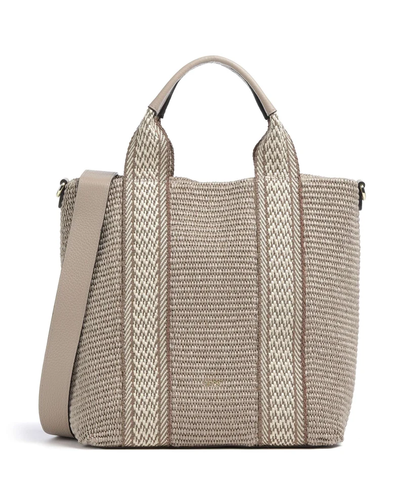 Abro Raffia Kaia Bolso de mano siena