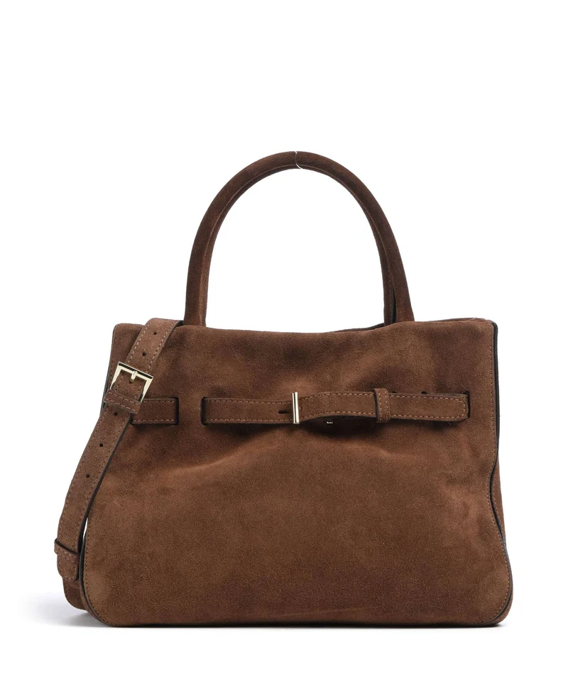 Abro Suede Jill Bolso de mano wood
