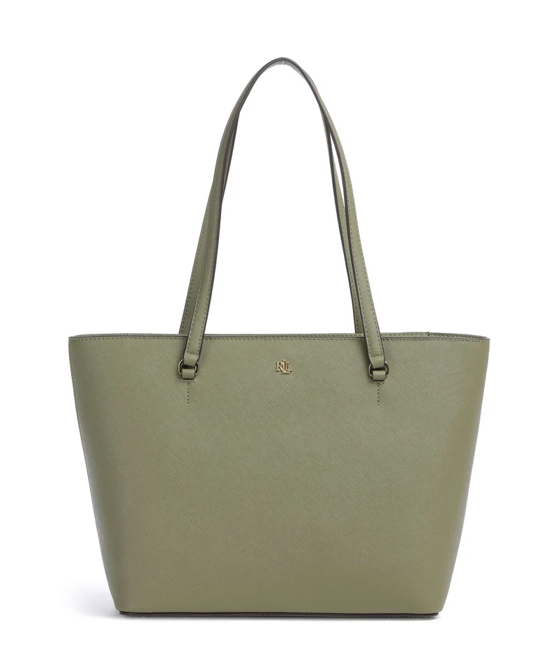 Lauren Ralph Lauren Karly Medium Bolsa shopping sage green