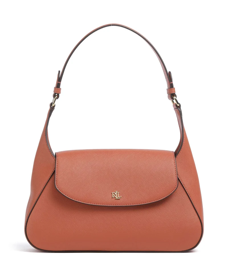 Lauren Ralph Lauren Schylar Medium Bolso de hombro red terracotta