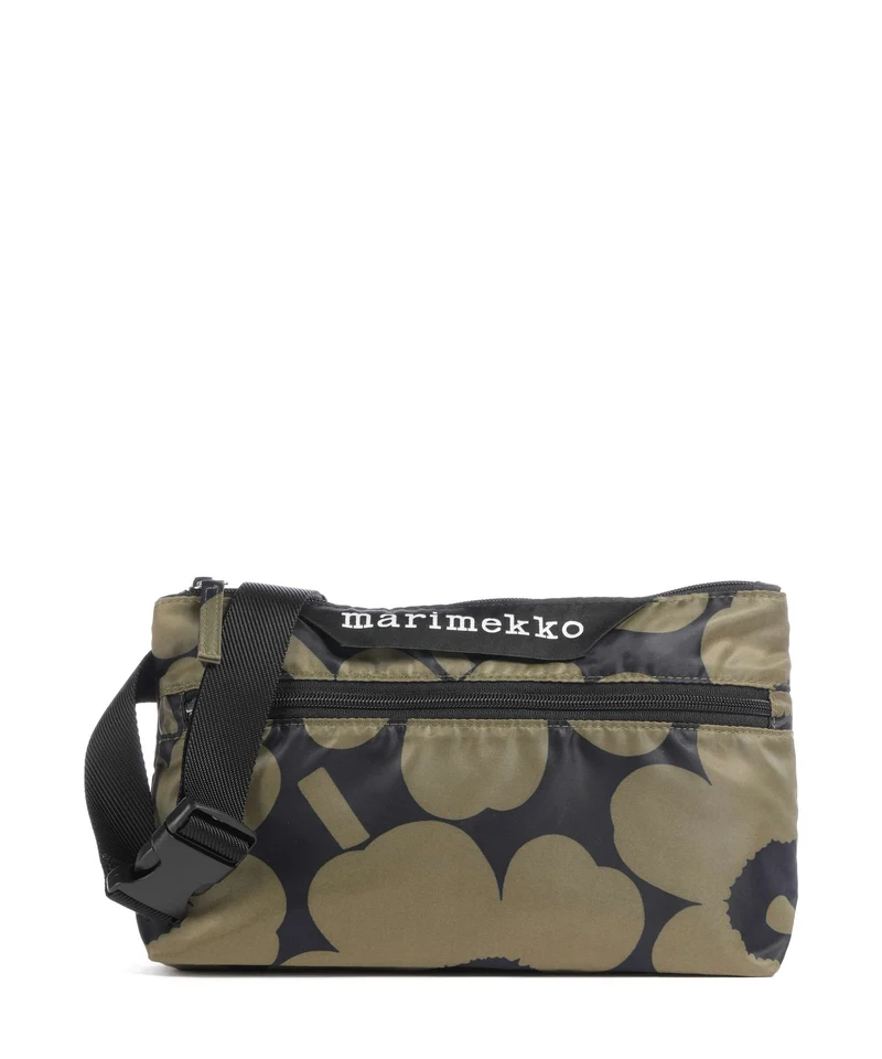 Marimekko Neat S Unikko Bandolera olive green/dark blue
