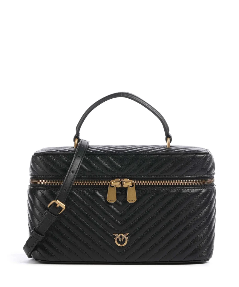 Pinko Vanity Classic Bolso de mano nero/antique gold
