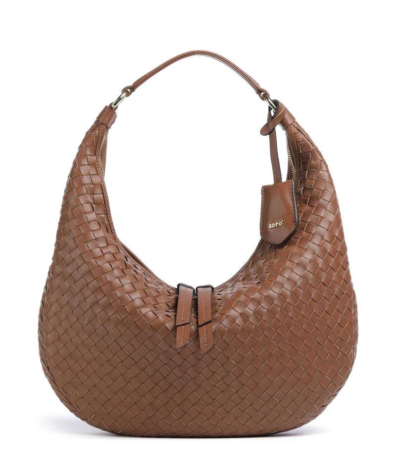Abro Piuma Nana Small Bolso de hobo caramel/cognac