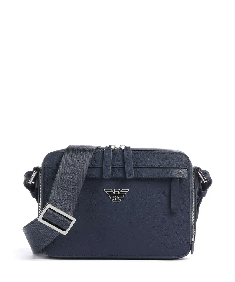 Emporio Armani Business Regenerated Bandolera medieval blue