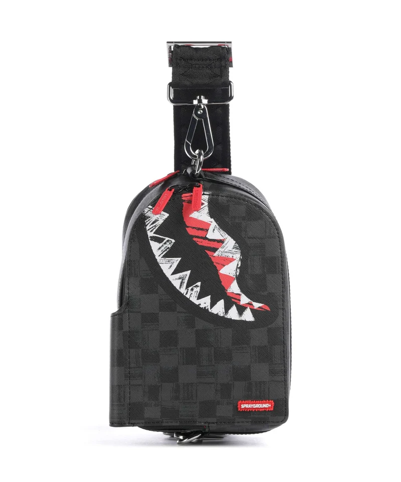 Sprayground Scribble Shark Mochila sling multicolour