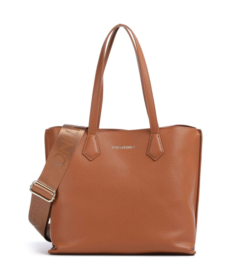 Valentino Bags Fall Re Bolsa shopping cuoio