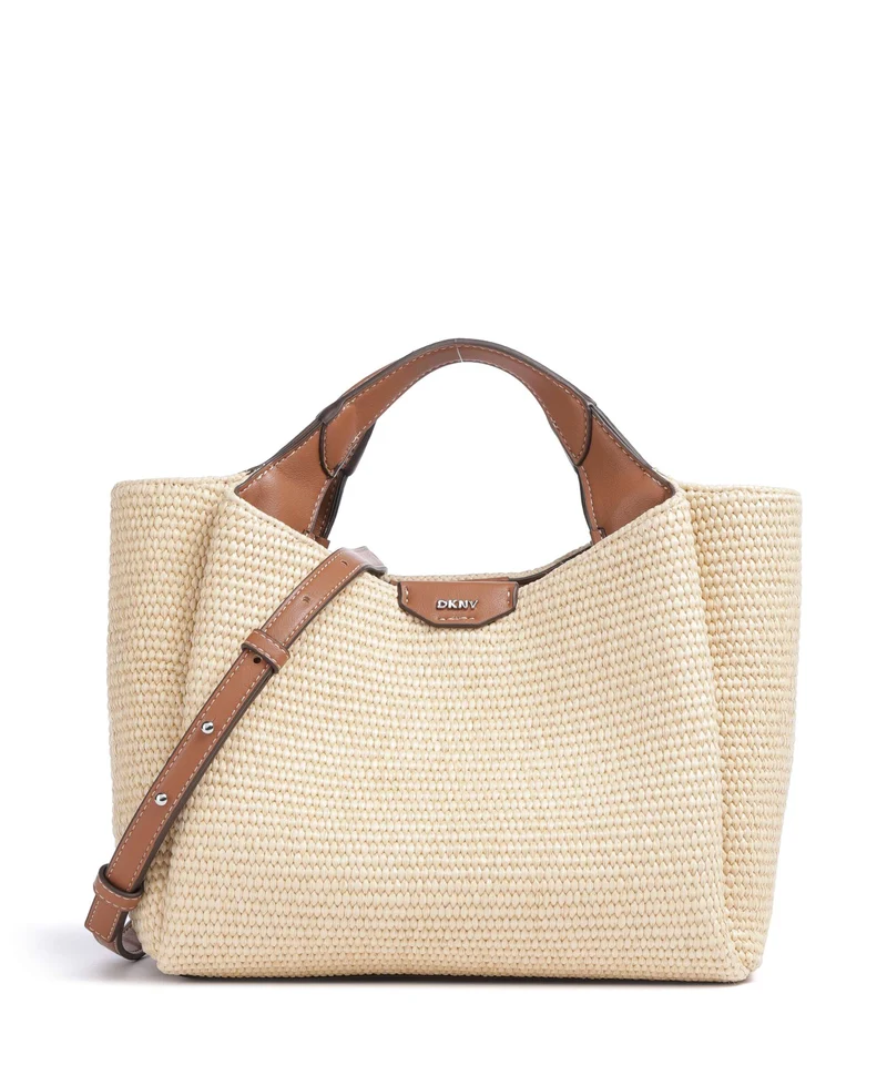 DKNY Willa Bolso de mano natural/saddle