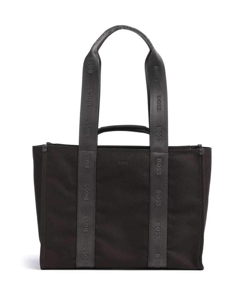 BOSS Sandy Bolsa shopping dark brown