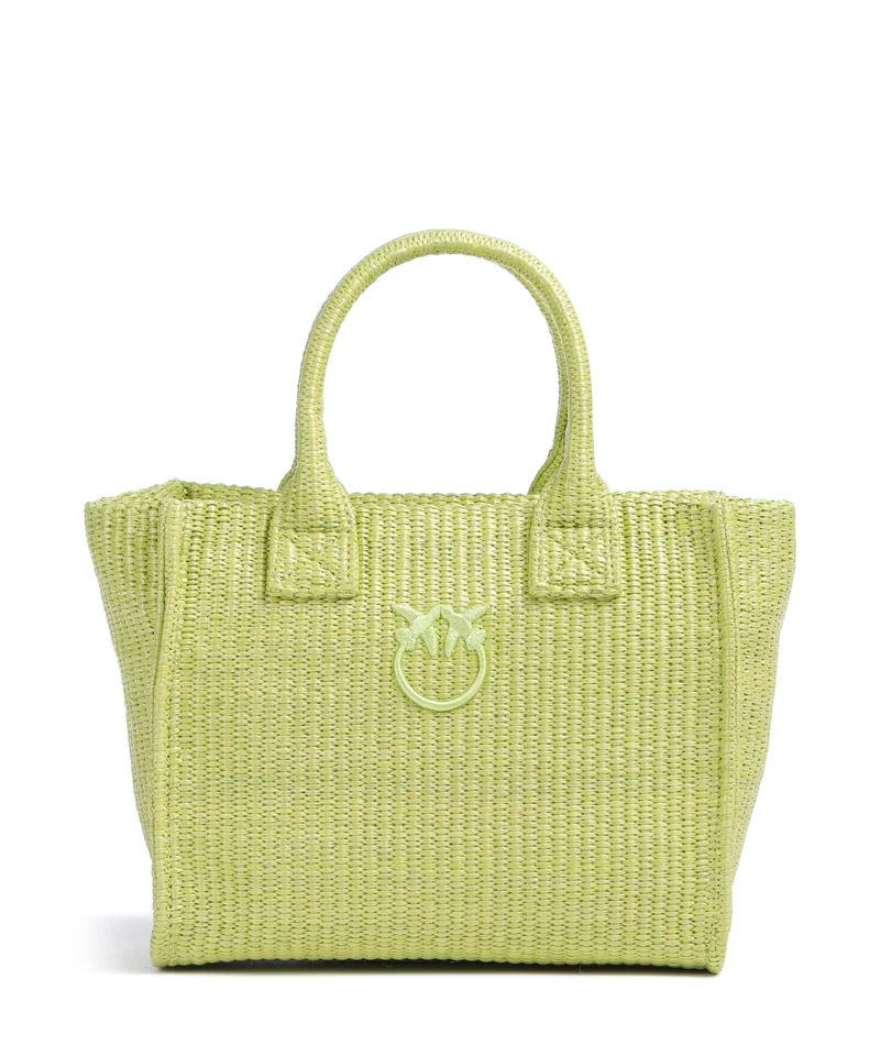 Pinko Beach Mini Bolso de mano verde mela