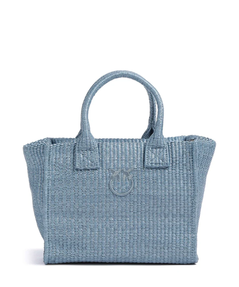 Pinko Beach Mini Bolso de mano light blue